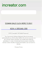 Mobile Screenshot of increator.com